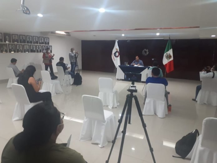 Canacintra Yucatán ofreció una rueda de prensa a medios de comunicación