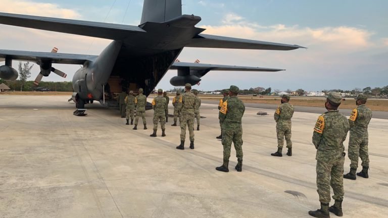 Sedena distribuye medicamentos a Yucatán y Quintana Roo