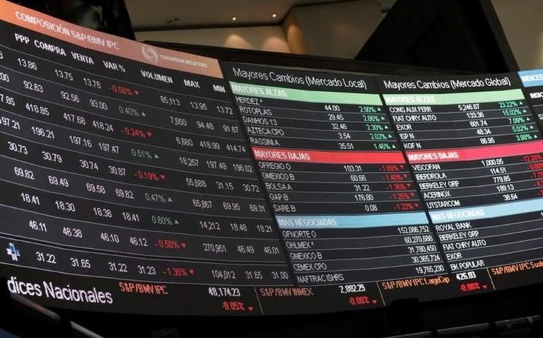 Bolsa mexicana sube; atenta a reportes trimestrales de corporativos