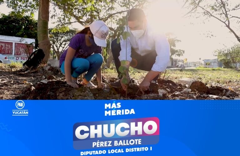 “Por cada voto que reciba, sembraremos un árbol”, Chucho Pérez Ballote PAN