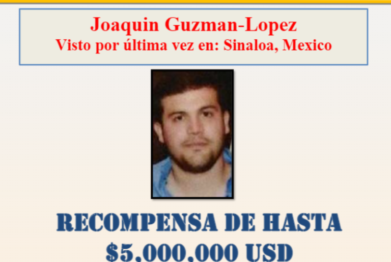 EU actualiza ficha de búsqueda de Joaquín Guzmán López, hijo de “El Chapo”