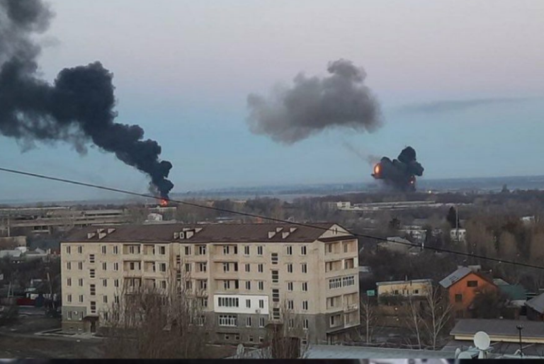 Rusia ataca Ucrania: Así se ven los bombardeos | VIDEOS