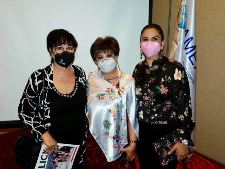 Thelma Torres rinde su primer informe de actividades al frente de Amexme Yucatán