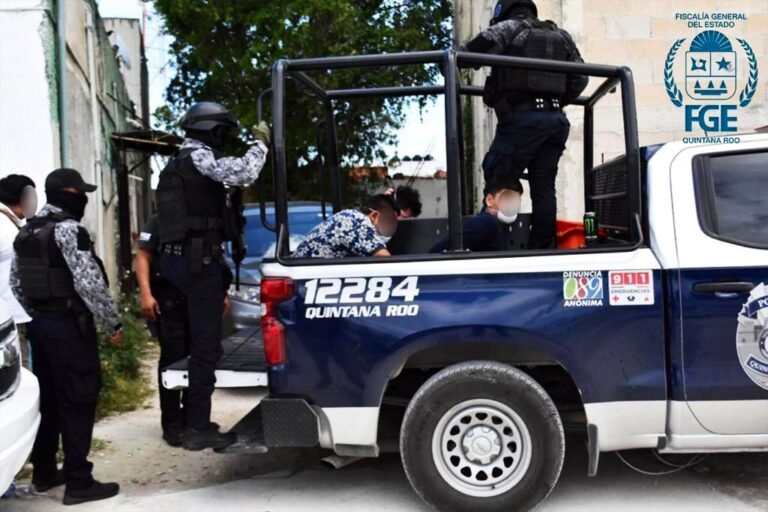 Trasladan al Cereso de Cancún a 11 presuntos integrantes del CJNG