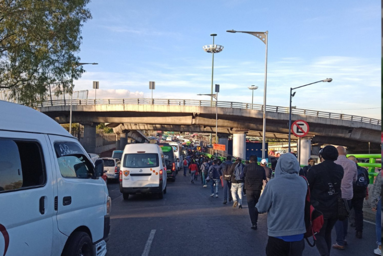 Estas son las vialidades de CDMX bloqueadas por transportistas