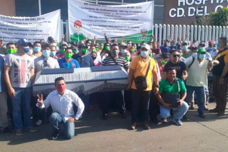 Exigen mejoras en el Servicio Médico de Pemex en Carmen