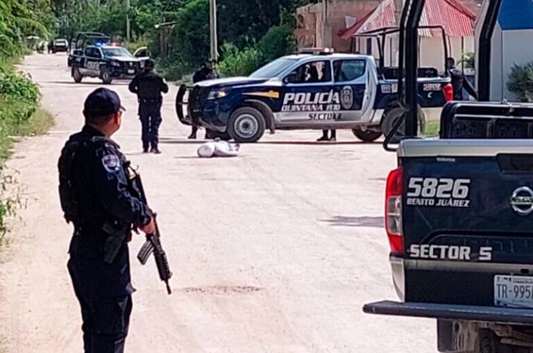 Ejecutan a balazos a un hombre en la colonia Santa Cecilia de Cancún