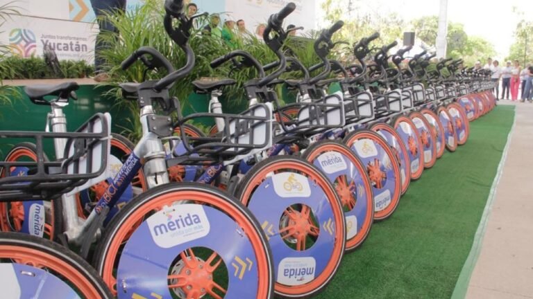 BUSCAN QUE NO SE DE MAL USO A LAS BICICLETAS DE RENTA EN MÉRIDA