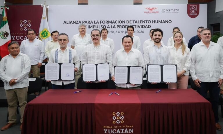 Milo Barrera anuncia alianza para otorgar 100 mil becas de capacitación y fortalecer el talento laboral en Yucatán