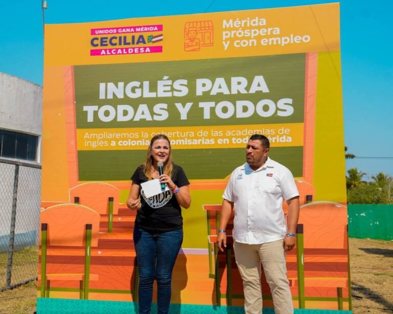 Cecilia Patrón abrirá en el sur de Mérida Academias Municipales de Inglés 