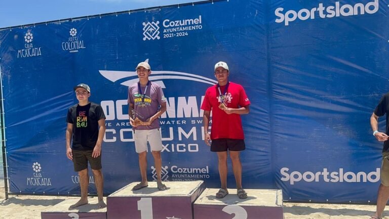 Joven promesa Yucateco Juan Vicente Huaracha Rivera conquista el OCEANMAN en Cozumel