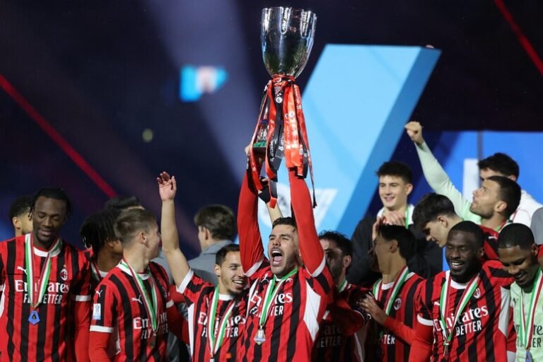 AC Milan Supercampeón de Italia tras un triunfo épico