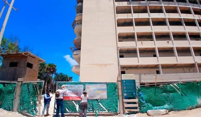 CLAUSURÓ PROFEPA DESARROLLO INMOBILIARIO EN LA ZONA COSTERA DE PUERTO MORELOS.