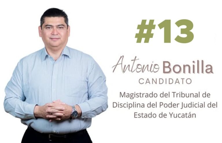 Antonio Bonilla Castañeda destaca su experiencia judicial como base para vigilar el desempeño en el Poder Judicial