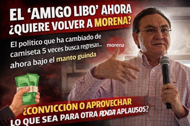 “El Amigo Libo” quiere volver… ¿con nueva camiseta guinda y memoria selectiva?