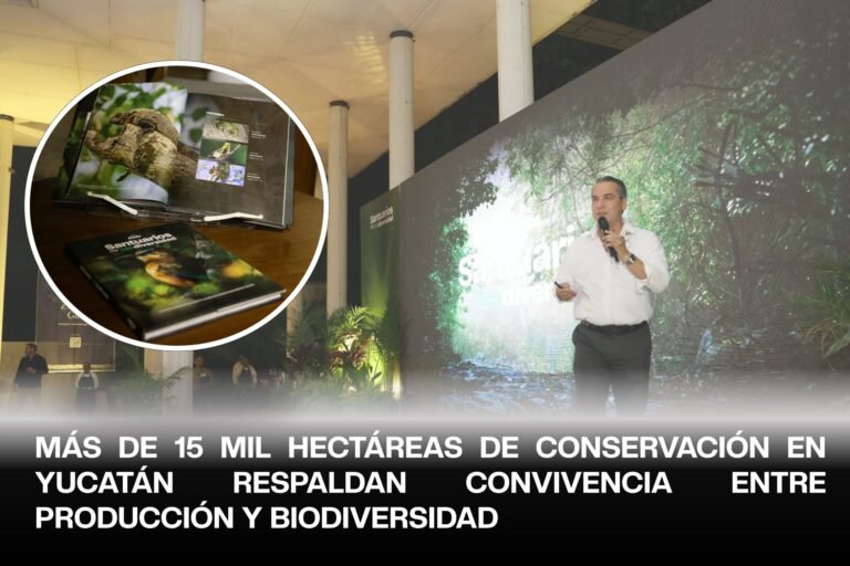 Más de 15 mil hectáreas de conservación en Yucatán respaldan convivencia entre producción y biodiversidad