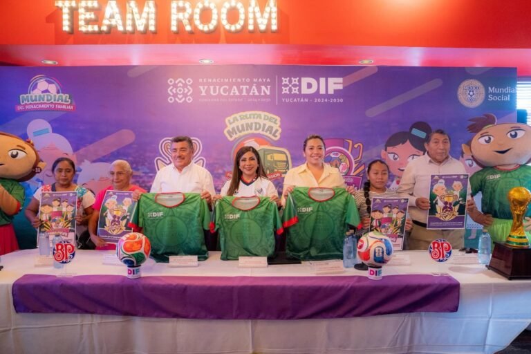 DIF Yucatán llevará el espíritu del Mundial 2026 a comunidades y comisarías del estado