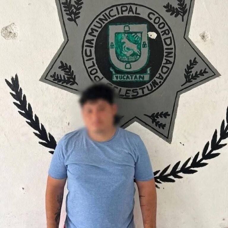 Falsa alerta moviliza a policías en Celestún; responsable termina realizando trabajo comunitario