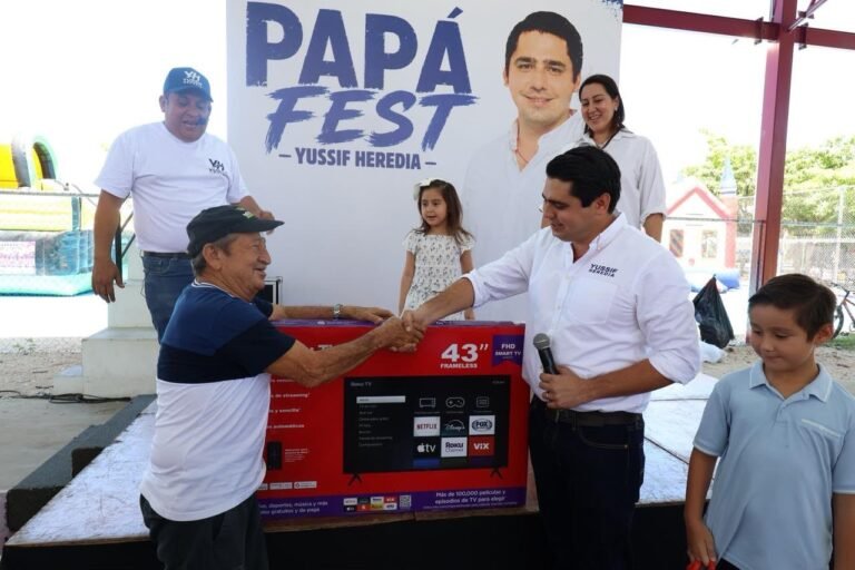 Convivencia por el Día del Padre reúne a familias y fortalece la ayuda comunitaria en Mérida